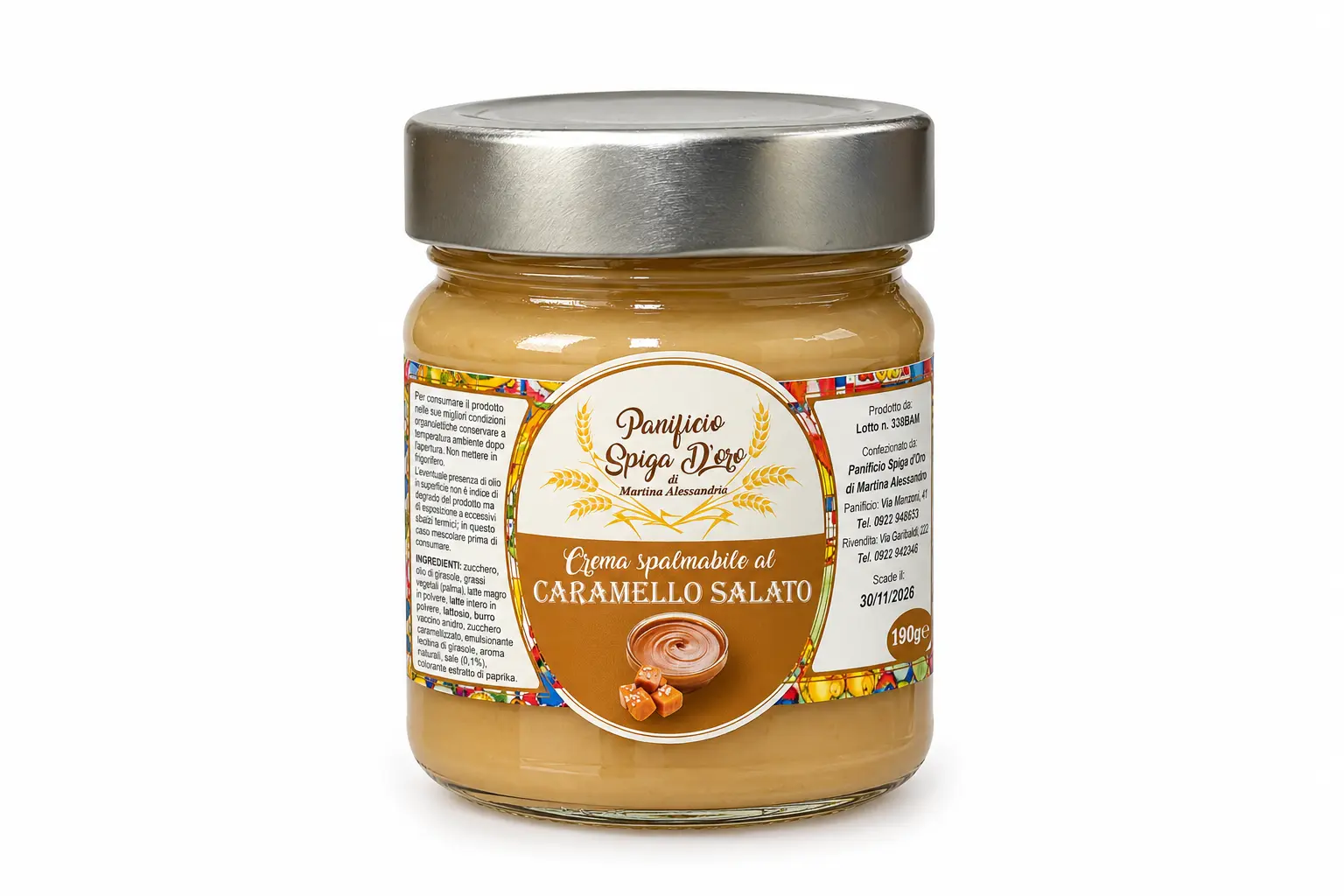 Crema Spalmabile al Caramello Salato